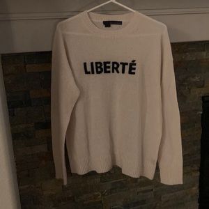 Ivory cashmere sweater